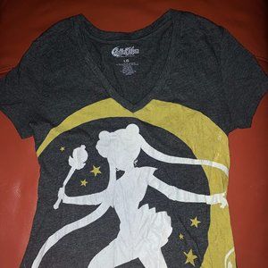 Hot Topic, Dark Grey, V neck